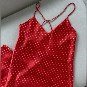 Sincerely Jules open back red dress